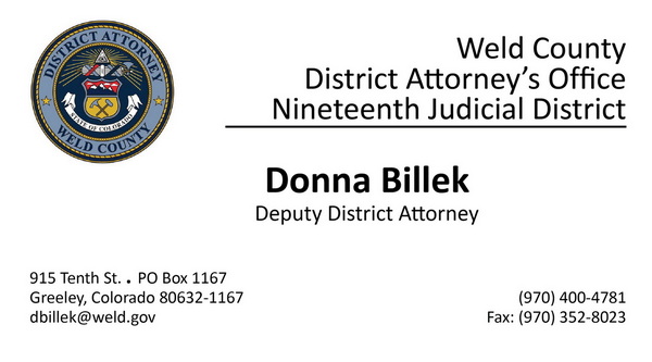 Business card for Donna